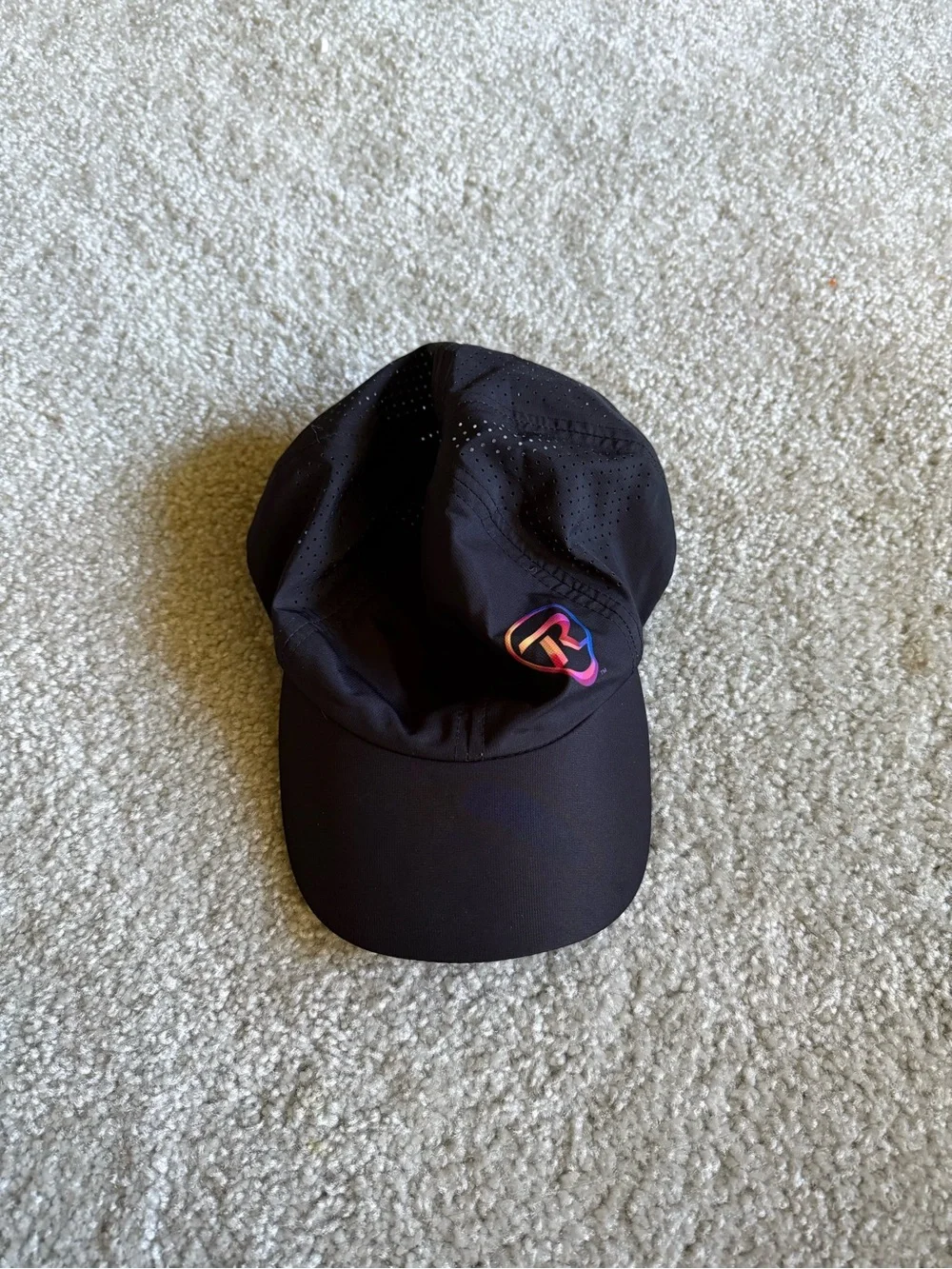 Rock n Roll Black Running Cap
